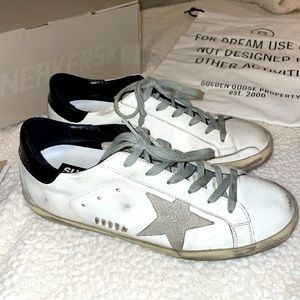 Women’s Golden Goose Superstar Low-top Sneakers White/Black/Gray - size 37